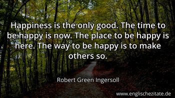 Englisches Zitat von Robert Green Ingersoll als Bild