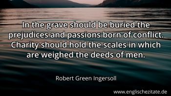 Englisches Zitat von Robert Green Ingersoll als Bild