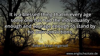 Englisches Zitat von Robert Green Ingersoll als Bild