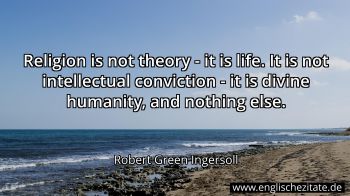 Englisches Zitat von Robert Green Ingersoll als Bild