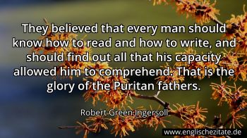 Englisches Zitat von Robert Green Ingersoll als Bild