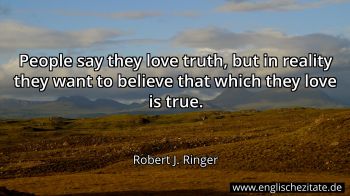 Englisches Zitat von Robert J. Ringer als Bild