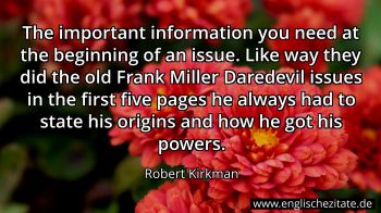 Englisches Zitat von Robert Kirkman als Bild