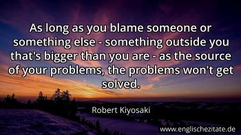 Englisches Zitat von Robert Kiyosaki als Bild