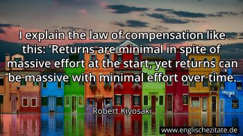 Englisches Zitat von Robert Kiyosaki als Bild