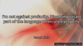 Englisches Zitat von Robert Klein als Bild