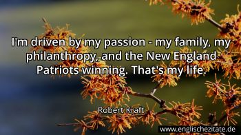 Englisches Zitat von Robert Kraft als Bild