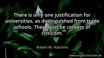 Englisches Zitat von Robert M. Hutchins als Bild