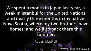 Englisches Zitat von Robert MacNeil als Bild