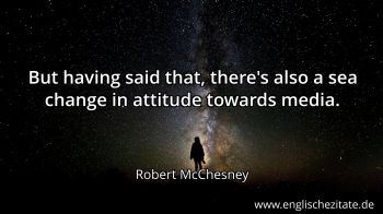 Englisches Zitat von Robert McChesney als Bild
