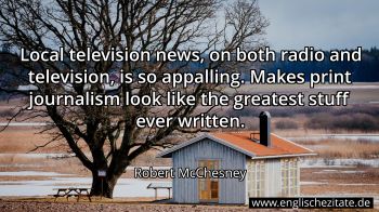 Englisches Zitat von Robert McChesney als Bild