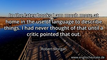 Englisches Zitat von Robert Morgan als Bild