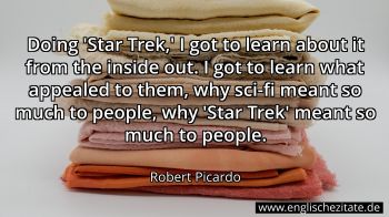 Englisches Zitat von Robert Picardo als Bild