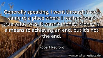 Englisches Zitat von Robert Redford als Bild