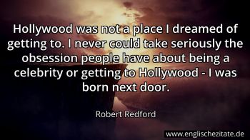 Englisches Zitat von Robert Redford als Bild