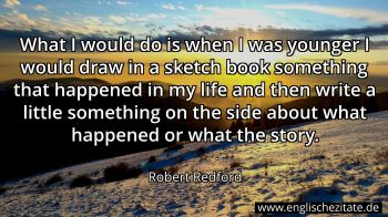 Englisches Zitat von Robert Redford als Bild