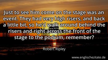 Englisches Zitat von Robert Ripley als Bild