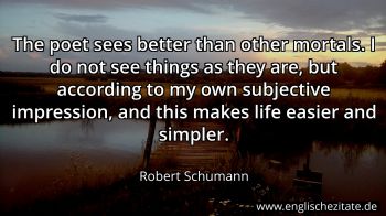 Englisches Zitat von Robert Schumann als Bild