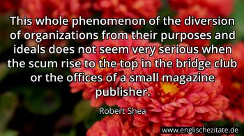 Englisches Zitat von Robert Shea als Bild