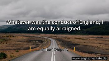 Englisches Zitat von Robert Walpole als Bild