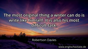 Englisches Zitat von Robertson Davies als Bild