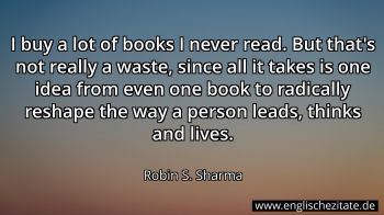 Englisches Zitat von Robin S. Sharma als Bild