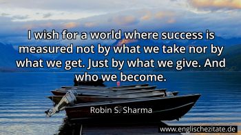 Englisches Zitat von Robin S. Sharma als Bild