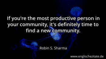 Englisches Zitat von Robin S. Sharma als Bild