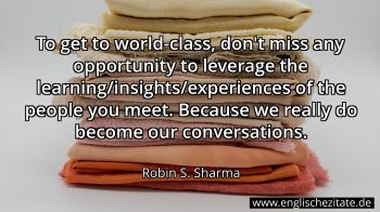 Englisches Zitat von Robin S. Sharma als Bild