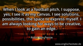 Englisches Zitat von Robin Van Persie als Bild