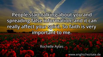 Englisches Zitat von Rochelle Aytes als Bild