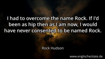 Englisches Zitat von Rock Hudson als Bild