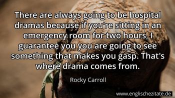 Englisches Zitat von Rocky Carroll als Bild