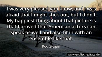 Englisches Zitat von Rod Steiger als Bild