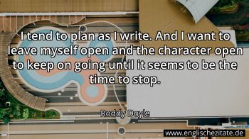 Englisches Zitat von Roddy Doyle als Bild