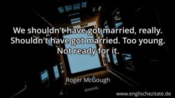 Englisches Zitat von Roger McGough als Bild