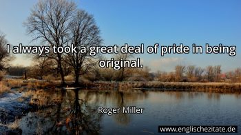Englisches Zitat von Roger Miller als Bild