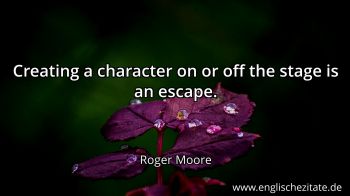 Englisches Zitat von Roger Moore als Bild