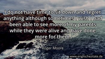 Englisches Zitat von Roger Moore als Bild