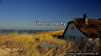 Englisches Zitat von Roger Moore als Bild