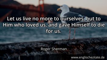 Englisches Zitat von Roger Sherman als Bild