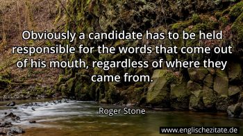 Englisches Zitat von Roger Stone als Bild