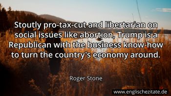 Englisches Zitat von Roger Stone als Bild