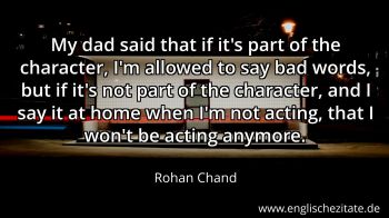 Englisches Zitat von Rohan Chand als Bild