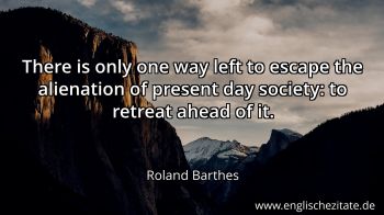 Englisches Zitat von Roland Barthes als Bild