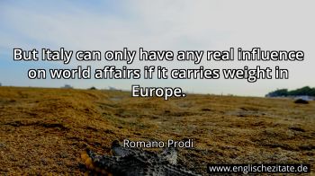 Englisches Zitat von Romano Prodi als Bild