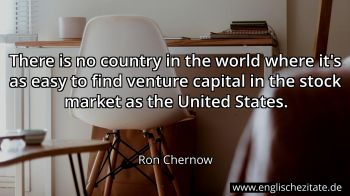 Englisches Zitat von Ron Chernow als Bild