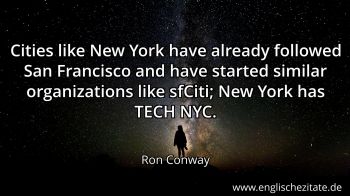 Englisches Zitat von Ron Conway als Bild