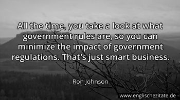 Englisches Zitat von Ron Johnson als Bild