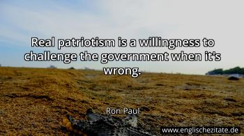 Englisches Zitat von Ron Paul als Bild